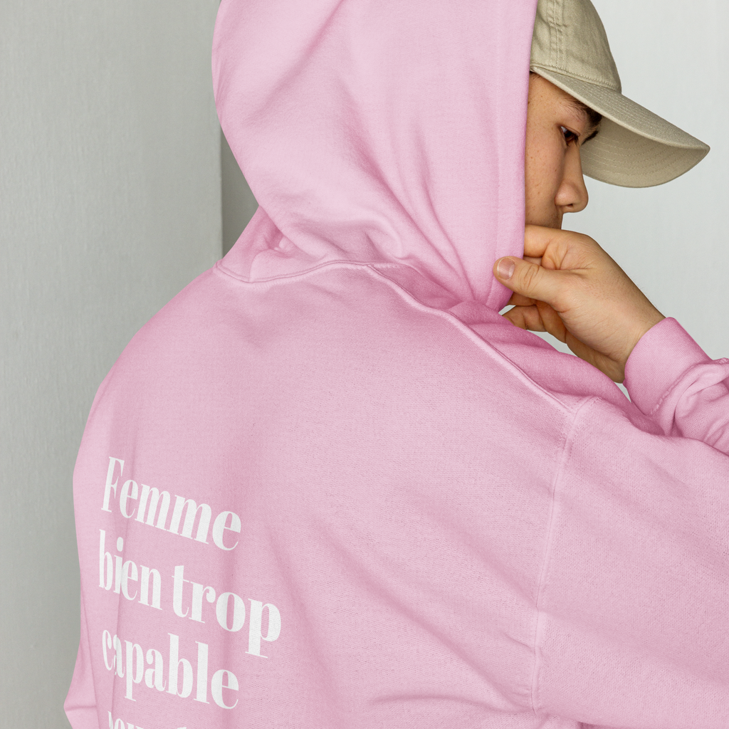 HOODIE - FEMME BIEN TROP CAPABLE